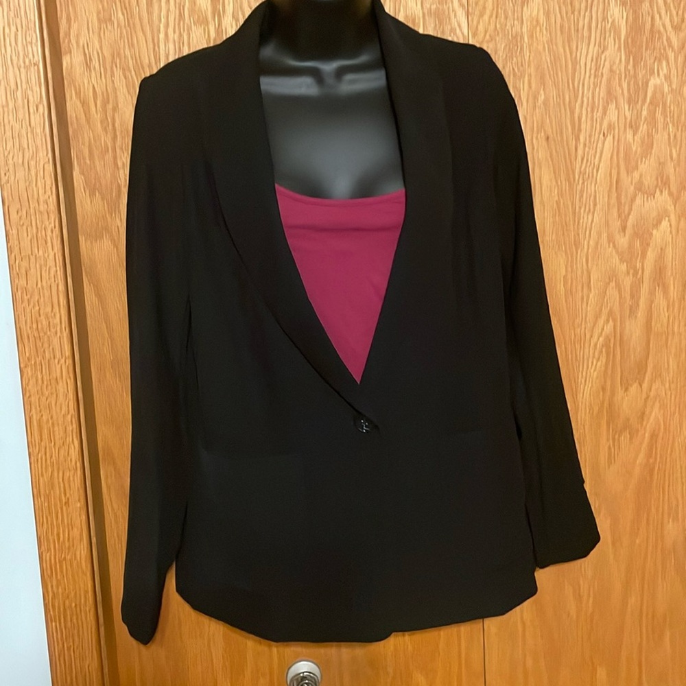 Current Air lightweight blazer black XS